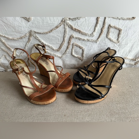 Woman’s Michael Kors two pairs of platforms size 7 1/2 - Picture 1 of 6